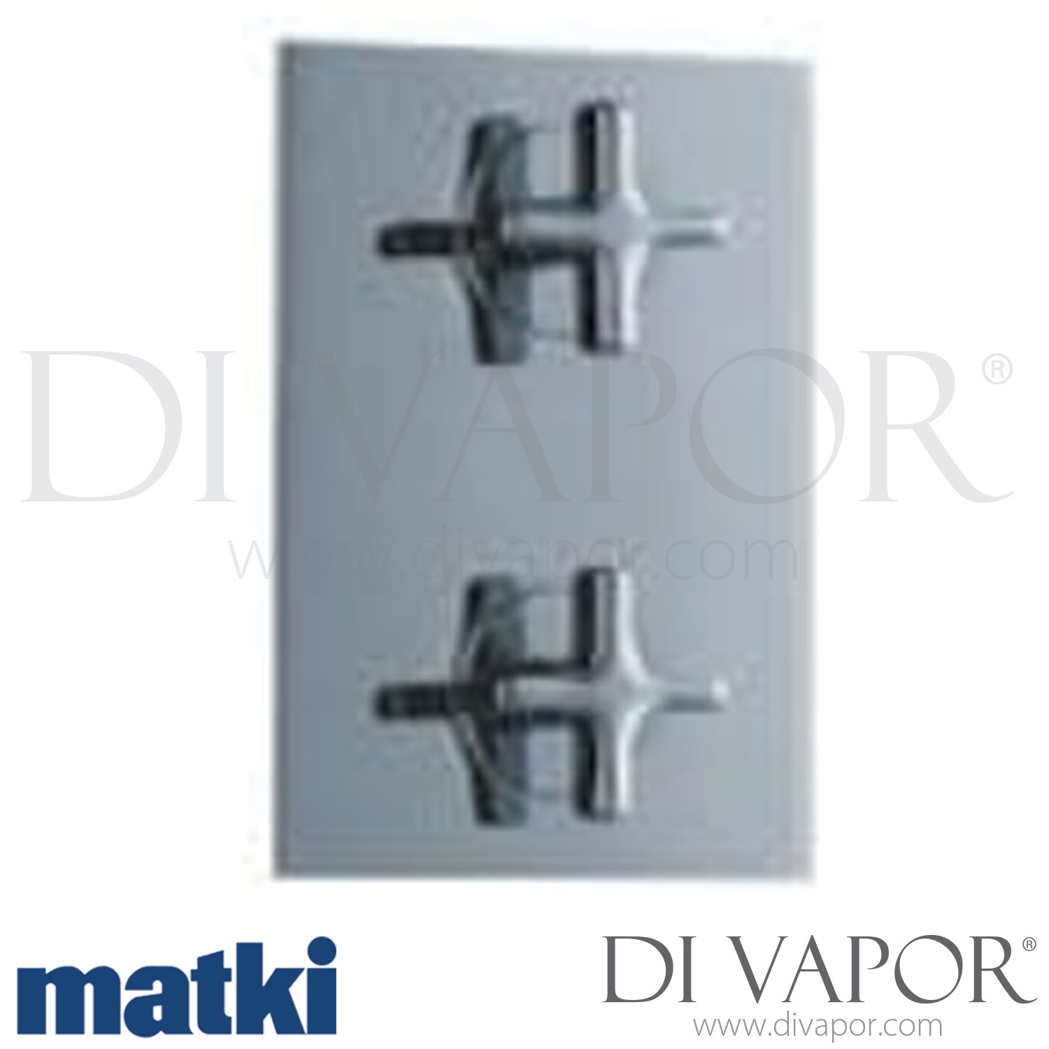 Matki EX05/X Elixir EX05/X Modern Cross Concealed Thermostatic Shower